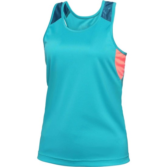Women's Bonded Tank Top, Mesh Blue
