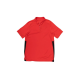 Red polo shirt
