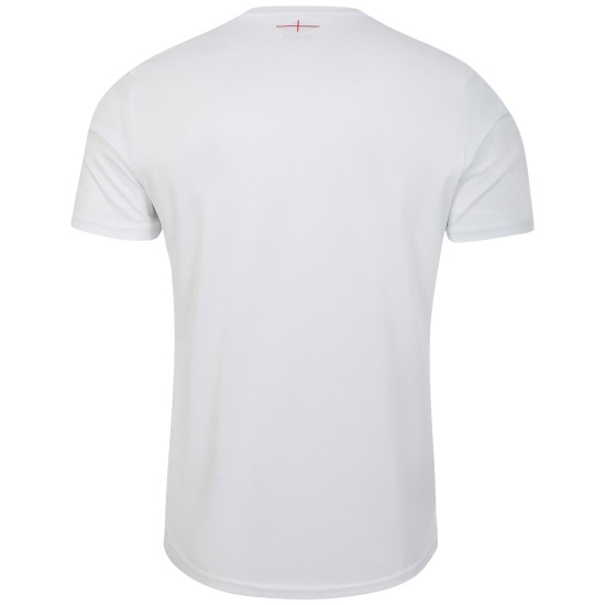 England Rugby Warm Up Jersey - Brilliant White - Mens