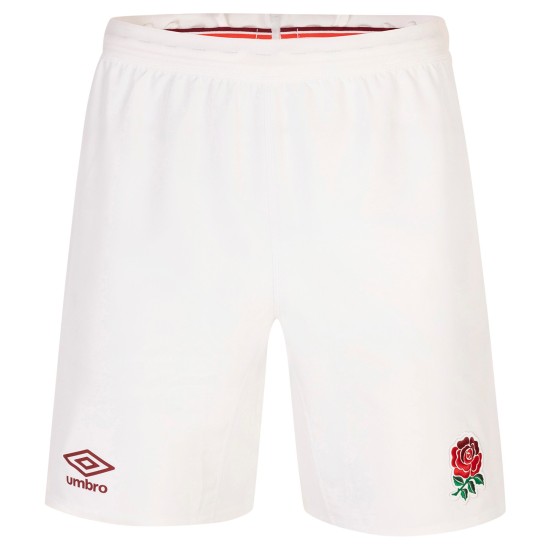 England Rugby Home Replica Shorts 2023/24 - White - Junior