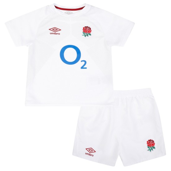 England Rugby Home Replica Kit 2023/24 - White - Children England Rugby Home Replica Kit 2023/24 - White - Children