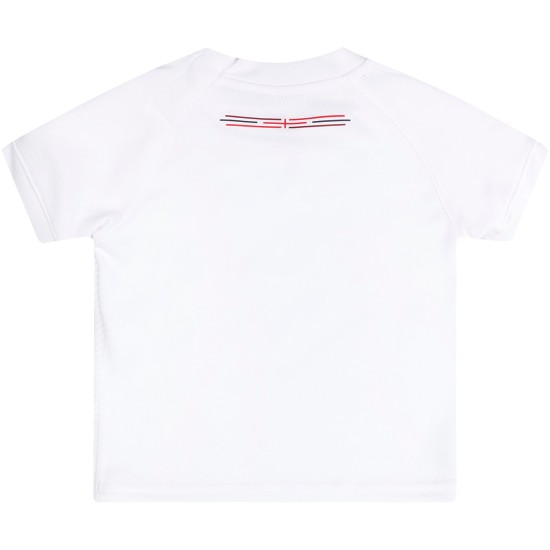 England Rugby Home Replica Shirt 2023/24 - White - Kids
