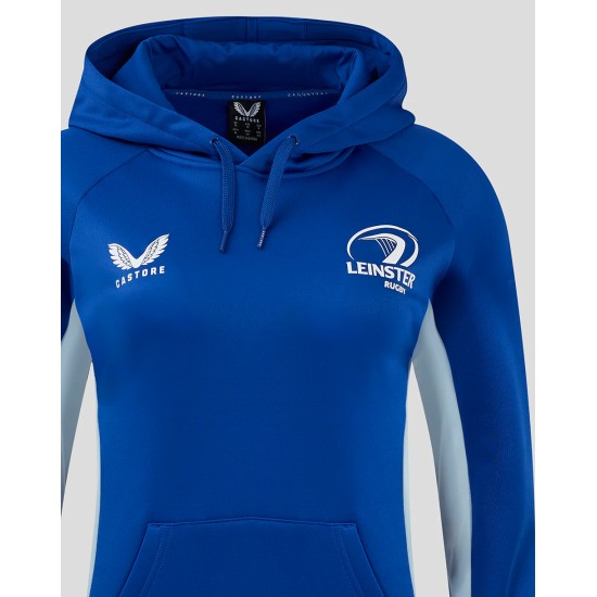 Leinster Rugby Women's 24/25 Overhead Training Hoody Blue