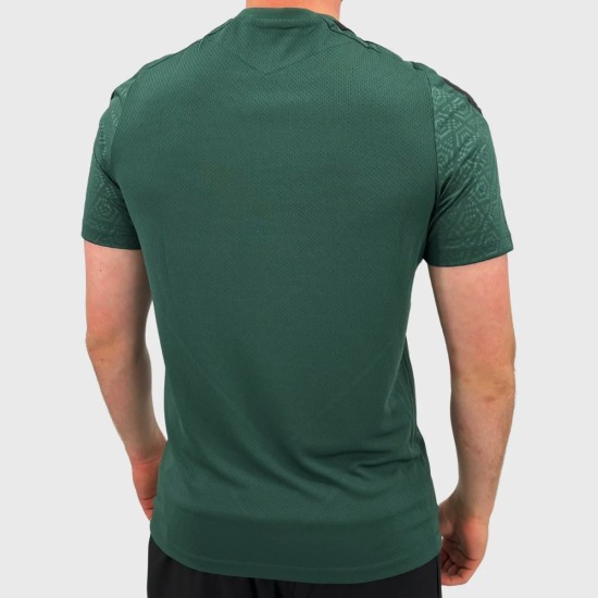 Macron Connacht Rugby Poly Tee Dark Green