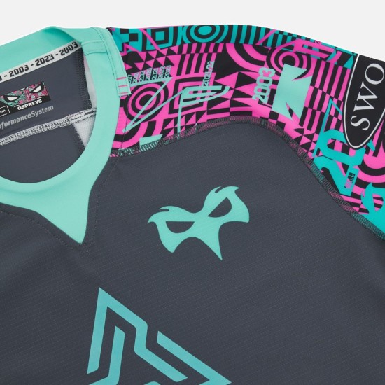 Ospreys Rugby 2023/24 euro match shirt