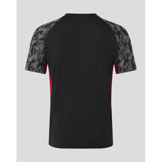 MEN'S 25/26 TRAINING SHORT SLEEVE TEE - CAVIAR