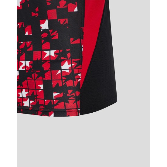 Men's Saracens 24/25 Matchday Short Sleeve Tee Black/Red