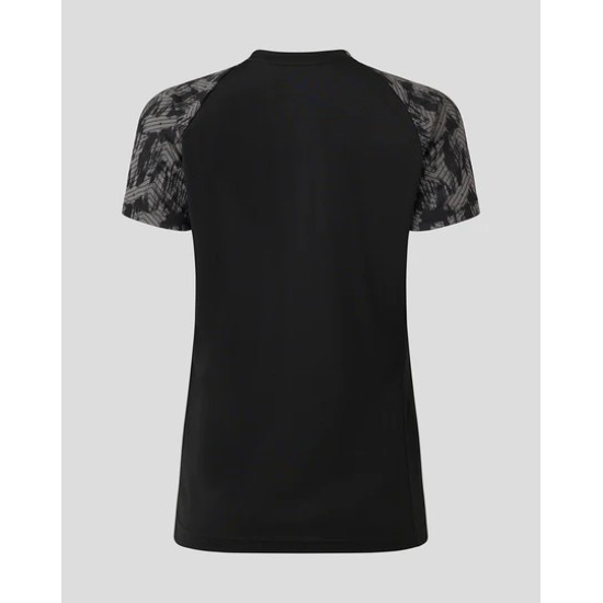 WOMEN'S 25/26 TRAINING SHORT SLEEVE TEE - CAVIAR