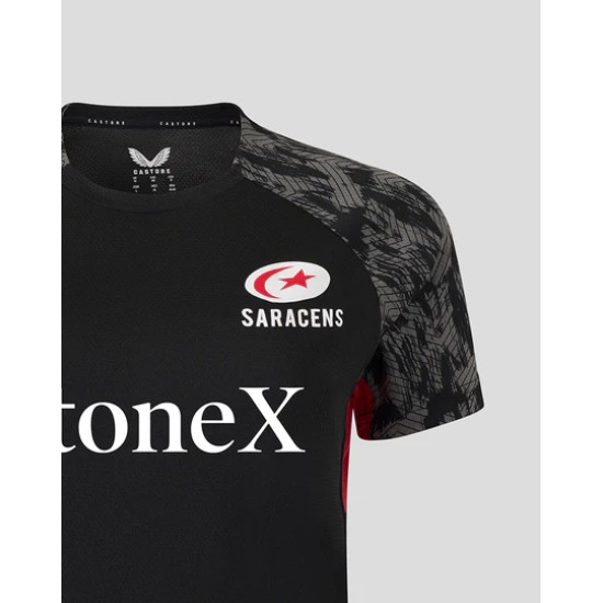 WOMEN'S 25/26 TRAINING SHORT SLEEVE TEE - CAVIAR
