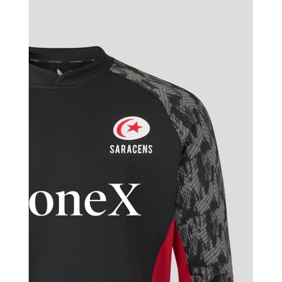 MEN'S 25/26 TRAINING DRILL TOP - CAVIAR