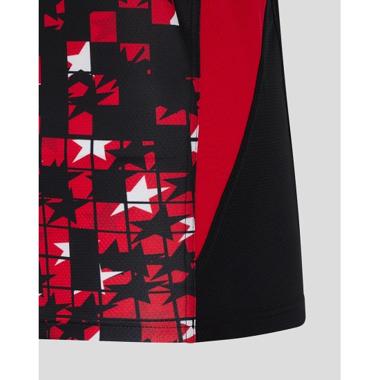 Men's Saracens 24/25 Matchday Vest Black/Red