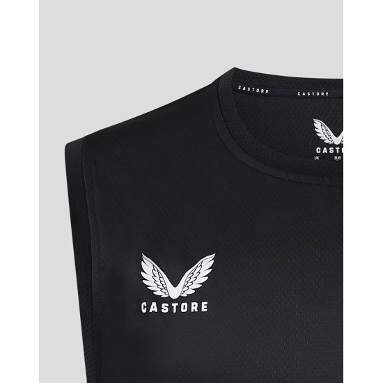 Men's Saracens 24/25 Matchday Vest Black/Red