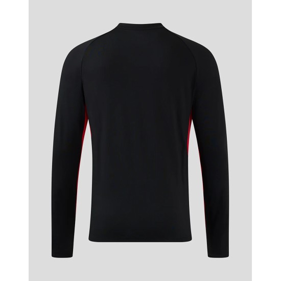 Men's Saracens 24/25 Matchday Midlayer Black/Red