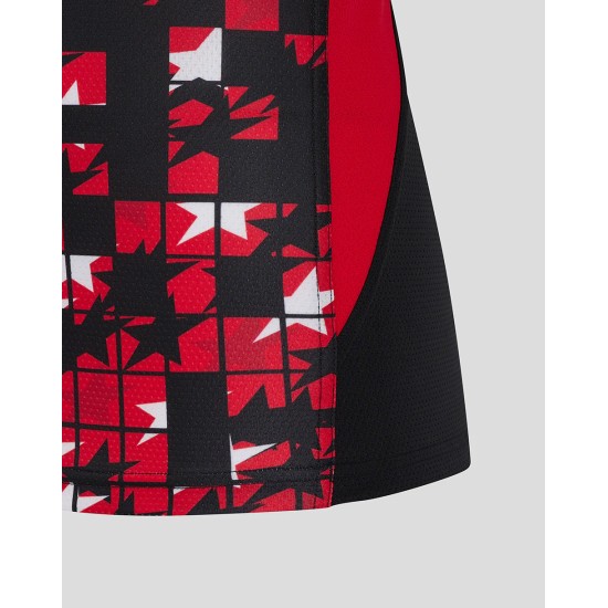 Women's Saracens 24/25 Matchday Long Sleeve Tee Black/Red