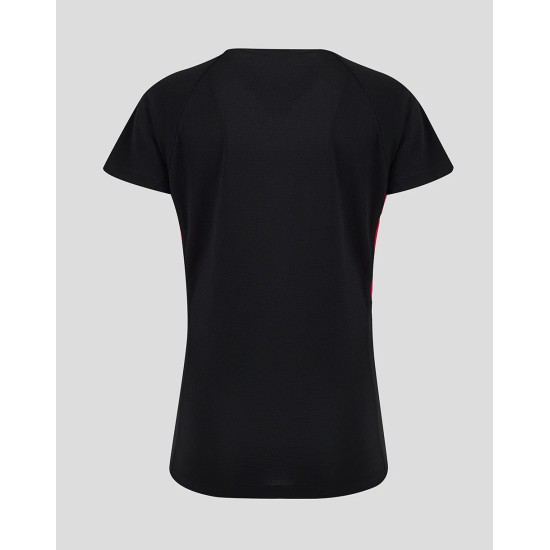 Women's Saracens 24/25 Matchday Tee Black/Red