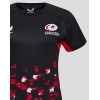 Women's Saracens 24/25 Matchday Tee Black/Red
