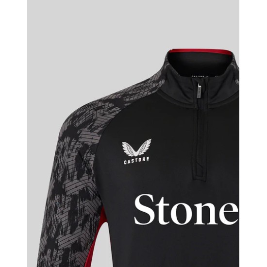 MEN'S 25/26 TRAINING 1/4 ZIP - CAVIAR