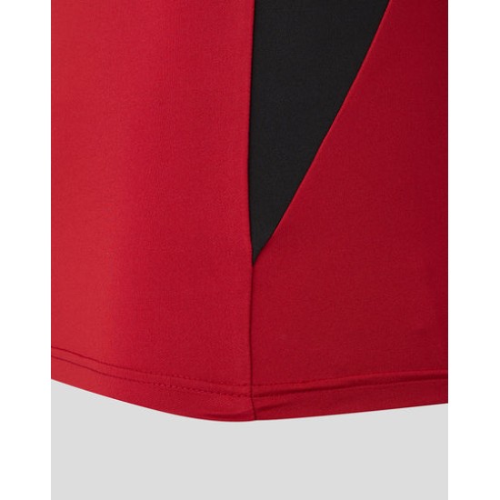 MEN'S 25/26 TRAINING 1/4 ZIP - RHYMTHIC RED