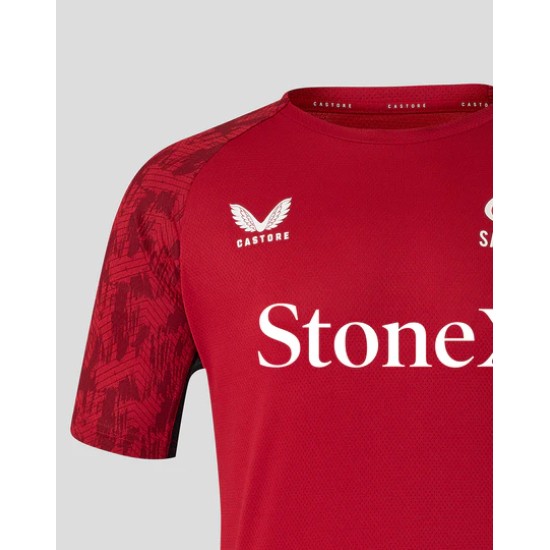 MEN'S 25/26 TRAINING SHORT SLEEVE TEE - RHYTMIC RED