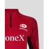 WOMEN'S 25/26 TRAINING 1/4 ZIP - RHYMTHIC RED
