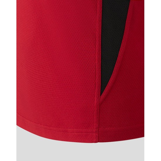 WOMEN'S 25/26 TRAINING LONG SLEEVE TEE - RHYTHMIC RED