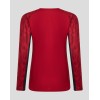 WOMEN'S 25/26 TRAINING LONG SLEEVE TEE - RHYTHMIC RED