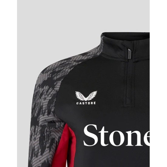 WOMEN'S 25/26 TRAINING 1/4 ZIP - CAVIAR