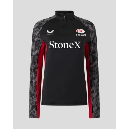 WOMEN'S 25/26 TRAINING 1/4 ZIP - CAVIAR