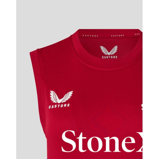 WOMEN'S 25/26 TRAINING VEST - RHYMTHIC RED