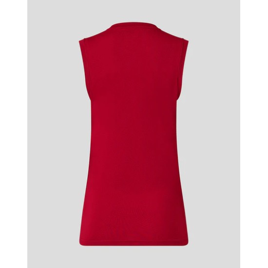 WOMEN'S 25/26 TRAINING VEST - RHYMTHIC RED