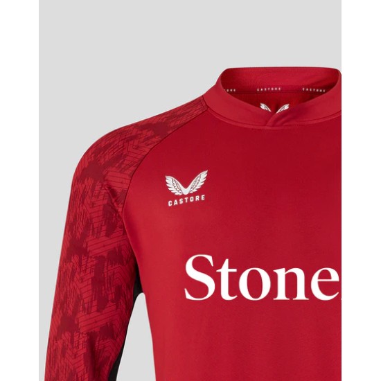 MEN'S 25/26 TRAINING DRILL TOP - RHYTMIC RED