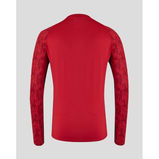 MEN'S 25/26 TRAINING DRILL TOP - RHYTMIC RED