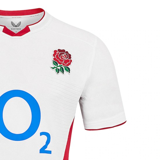 England Rugby Home Pro Jersey 2025/26 - White - Mens