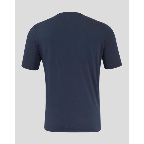 Men's England Rugby 25/26 Travel Short Sleeve Tee - Inkwell