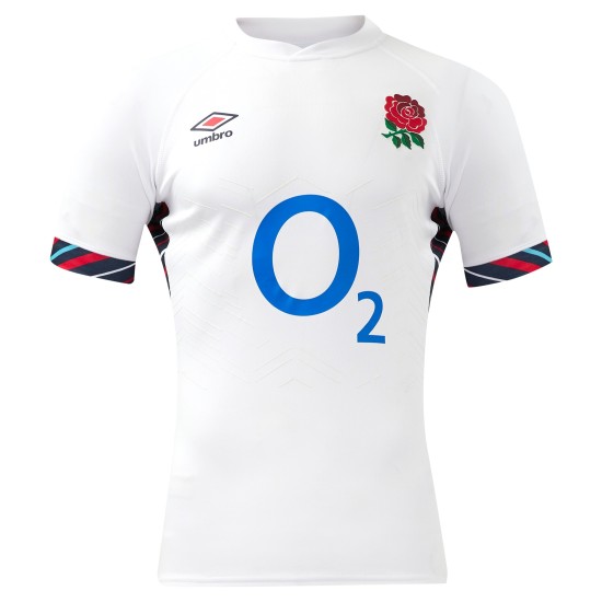 England Rugby Home Pro Jersey 2024/25 - White - Mens