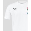 Men's England Rugby 25/26 Travel Short Sleeve Tee - Brilliant White