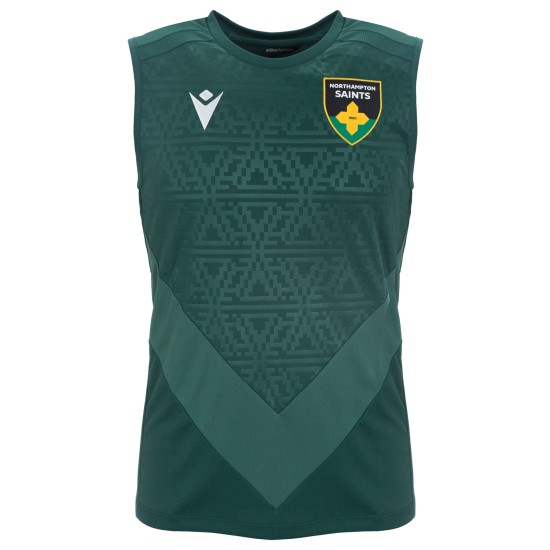 Northampton Saints Rugby 24/25 Training Poly T-Shirt SL Adult