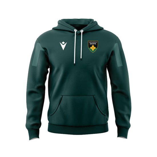 Northampton Saints Rugby 24/25 Hoodie Zip Sweatshirt Mens