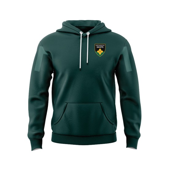 Northampton Saints Rugby 24/25 Hoodie Zip Sweatshirt Mens