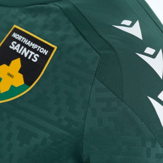 Northampton Saints Rugby 24/25 Training Poly T-Shirt SS Adult