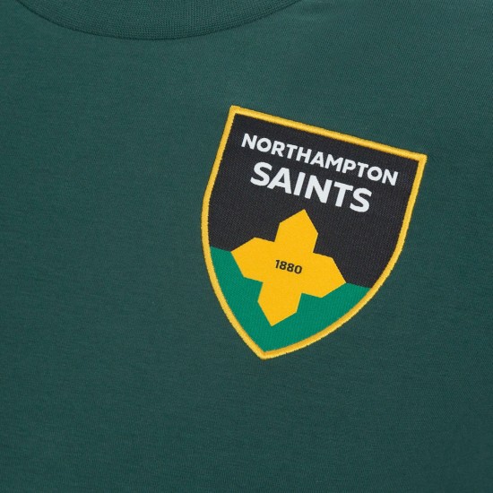 Northampton Saints Rugby 24/25 Cotton T-Shirt Adult