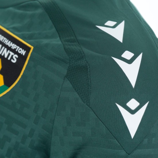 Northampton Saints Rugby 24/25 Training Poly T-Shirt LS Adult