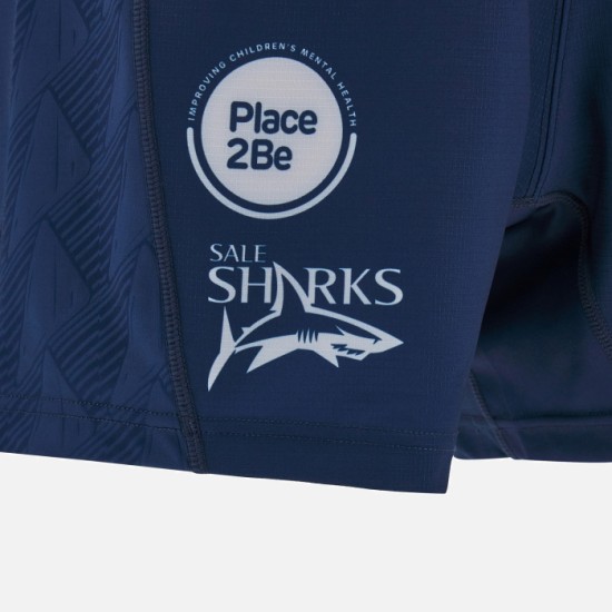 SALE SHARKS 2024/25 JUNIOR HOME MATCH SHORTS