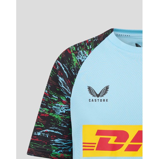 Harlequins Men's 25/26 Training Short Sleeve Tee - Sky Blue