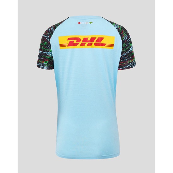 Harlequins Women's 25/26 Training Short Sleeve Tee - Sky Blue