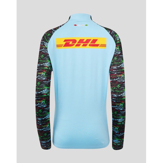 Harlequins Women's 25/26 Training 1/4 Zip - Sky Blue