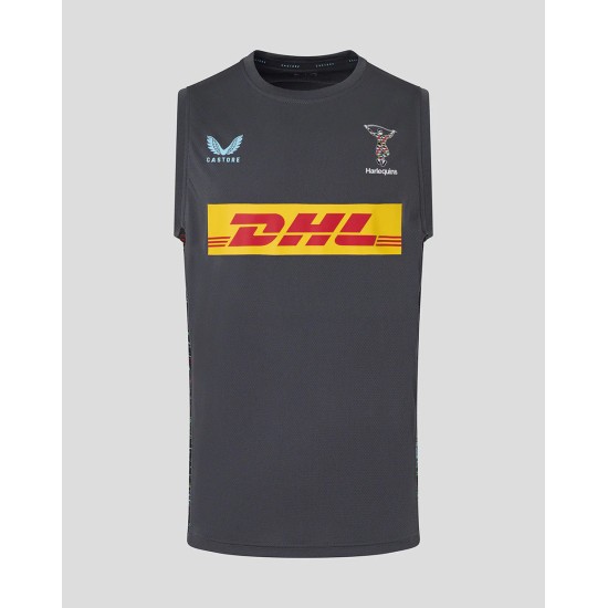 Harlequins Men's 25/26 Training Vest - Ebony