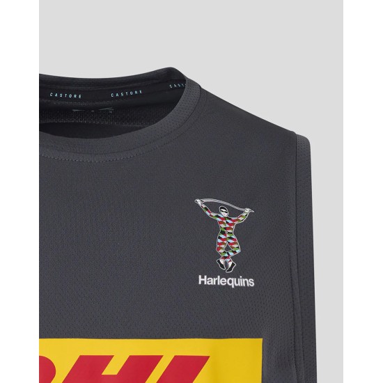 Harlequins Men's 25/26 Training Vest - Ebony