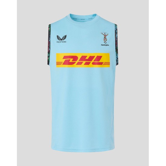 Harlequins Men's 25/26 Training Vest - Sky Blue