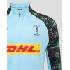 Harlequins Men's 25/26 Training 1/4 Zip - Sky Blue